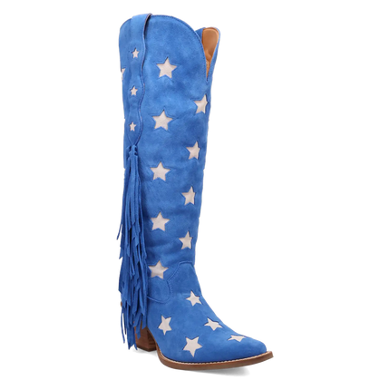 Dingo Super Star - Women's Suede Leather Cowgirl Boots