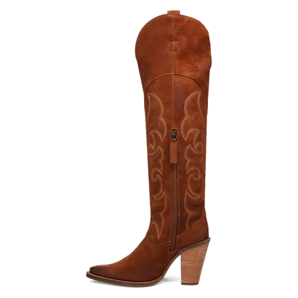 Dingo Primadonna - Women's Suede Leather Cowgirl Boots