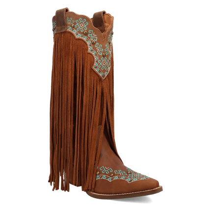 Dingo Tequila Sunrise - Women's Suede Leather Cowgirl Boots