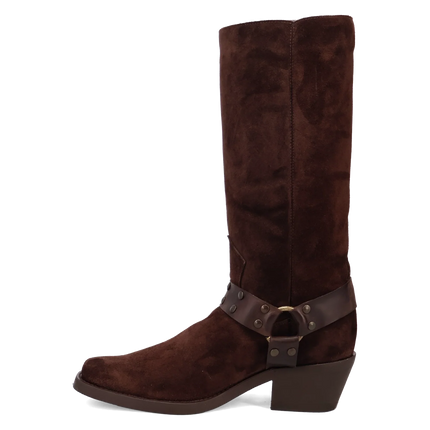 Dingo Bronco - Mens Suede Leather Cowboy Boots
