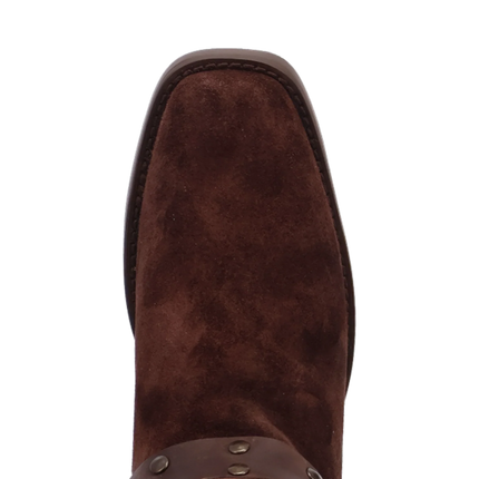 Dingo Bronco - Mens Suede Leather Cowboy Boots