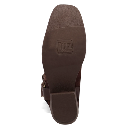 Dingo Bronco - Mens Suede Leather Cowboy Boots