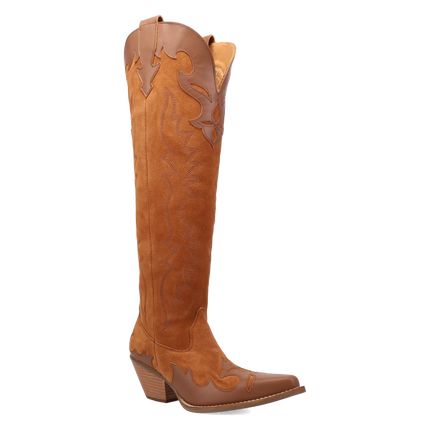 Dingo Drama Queen - Women's Suede Leather Cowgirl Boots