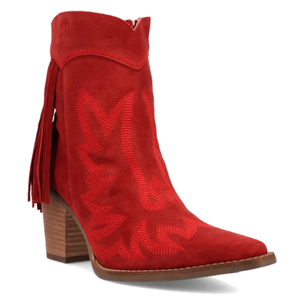 Dingo Wild Sage - Women's Suede Leather Booties