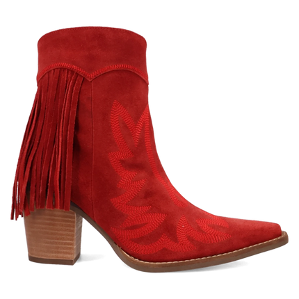 Dingo Wild Sage - Women's Suede Leather Booties