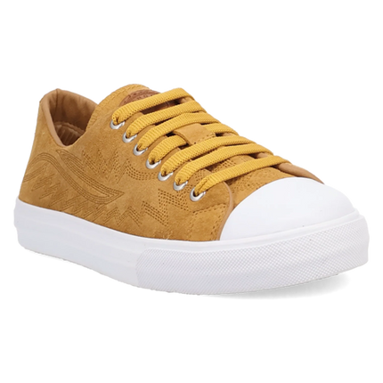 Dingo Campus - Women's Suede Leather Sneakers