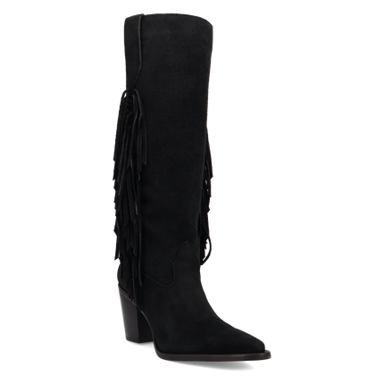 Dingo Twister - Women's Suede Leather Cowgirl Boots
