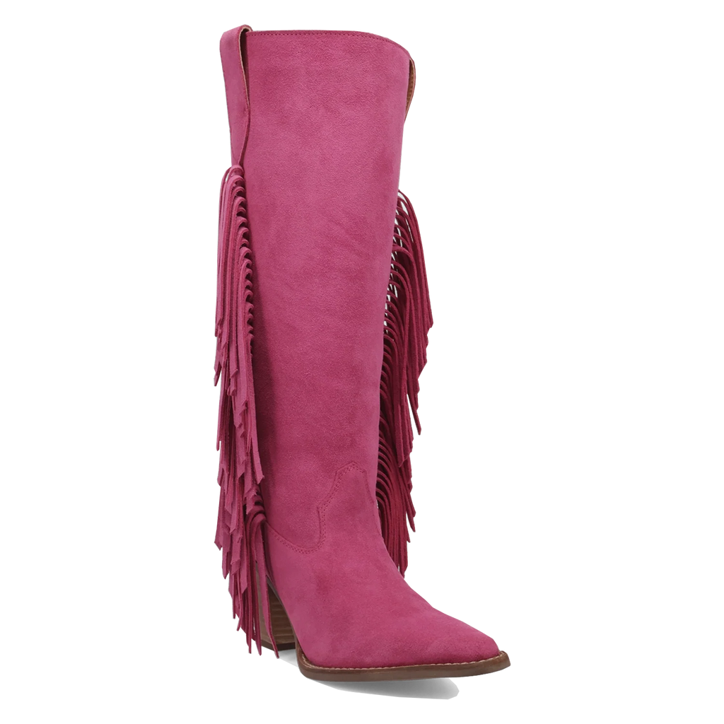 Dingo Twister - Women's Suede Leather Cowgirl Boots