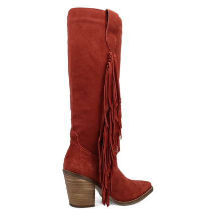 Dingo Twister - Women's Suede Leather Cowgirl Boots