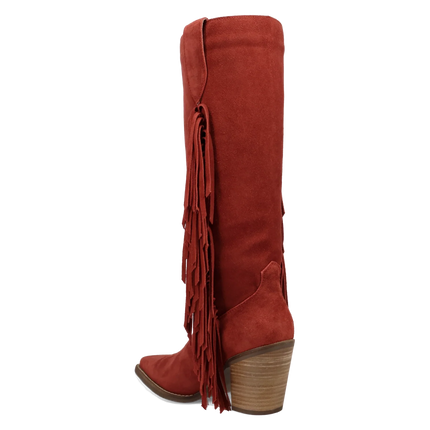 Dingo Twister - Women's Suede Leather Cowgirl Boots