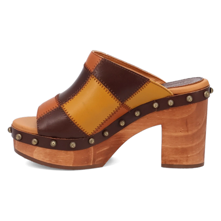 Dingo Mosaic - Women's Wooden Sandals