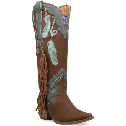 Dingo Dream Catcher - Womens Suede Leather Cowboy Boots