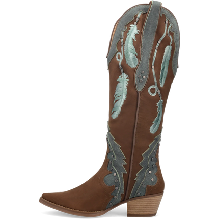 Dingo Dream Catcher - Womens Suede Leather Cowboy Boots