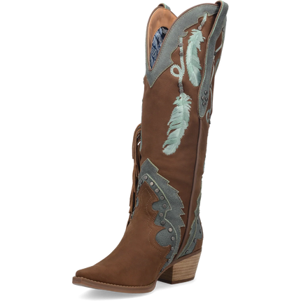 Dingo Dream Catcher - Womens Suede Leather Cowboy Boots