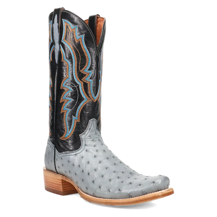Dan Post Brady - Men's Full Quill Ostrich Leather Cowboy Boots
