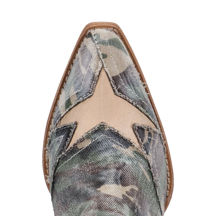Dan Post Stardust - Women's Denim Cowgirl Booties
