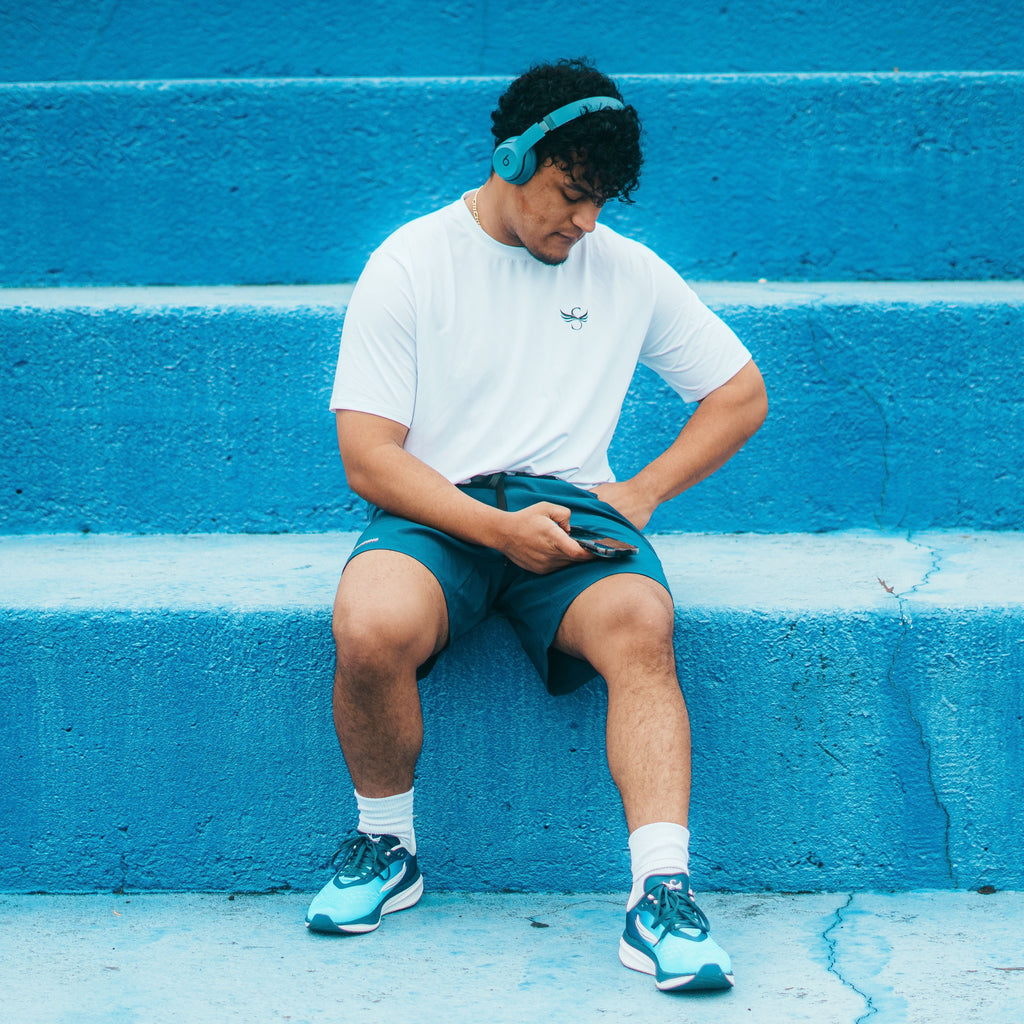 APUS Blue Men Running Shoe