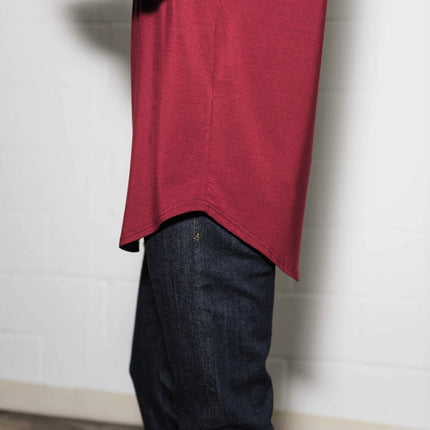 Men's Modal Curved Bottom Crew Tee