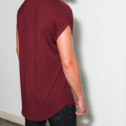 Men's Modal Curved Bottom Crew Tee
