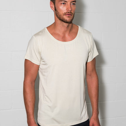 Men's Modal Wide Neck Tee