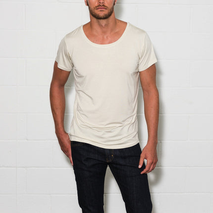 Men's Modal Wide Neck Tee
