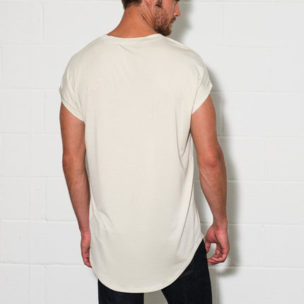 Men's Modal Curved Bottom Crew Tee
