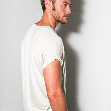 Men's Modal Curved Bottom Crew Tee