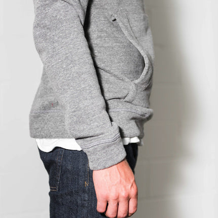 Men's French Terry Kangaroo Pocket Crew Neck Sweatshirt
