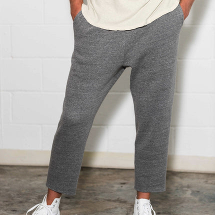 Men's French Terry Cut Off Raw Hem Sweatpant