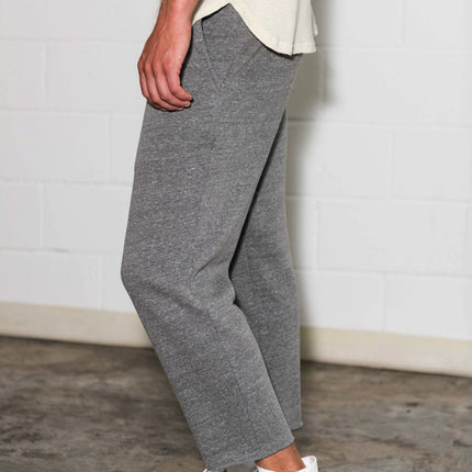 Men's French Terry Cut Off Raw Hem Sweatpant