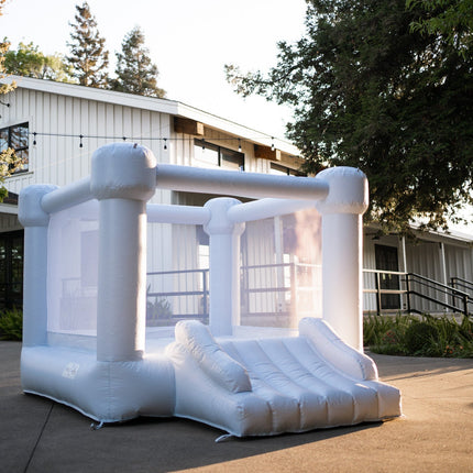 Mini Leo - Muted Blue Bounce House