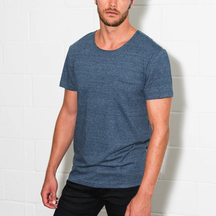 Men's Jersey Crew Neck Pocket Sailor Tee