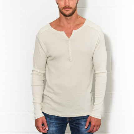 Men's Long Sleeve Henley
