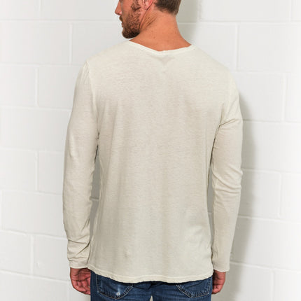 Men's Long Sleeve Henley