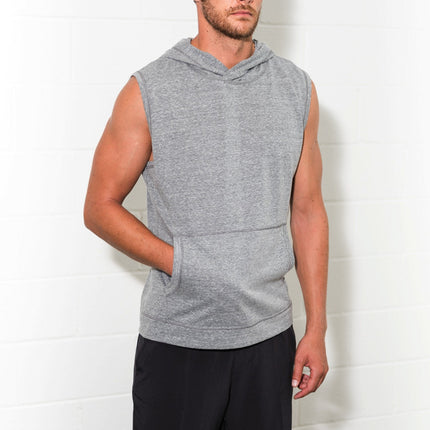 Men's Sleeveless Tri-Blend Hoodie