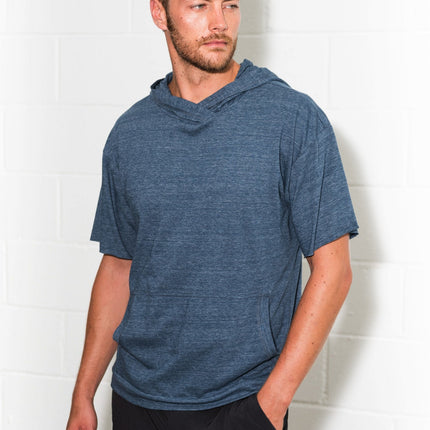 Men's Jersey Tee Kangaroo Pocket Hoodie