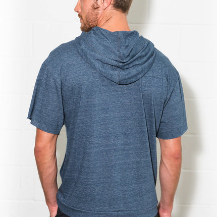 Men's Jersey Tee Kangaroo Pocket Hoodie