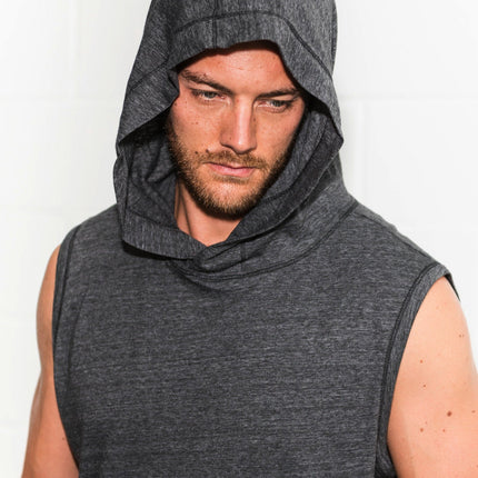 Men's Sleeveless Tri-Blend Hoodie