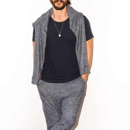 Men's Soft Knit Melange Jogger Pant