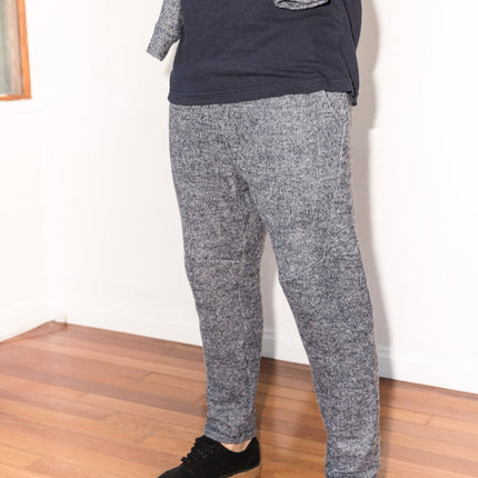 Men's Soft Knit Melange Jogger Pant