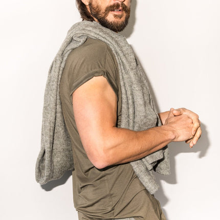 Men's Modal Curved Bottom Crew Tee