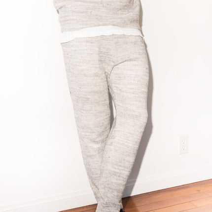 Men's Melange Knit Cinched Bottom Pant