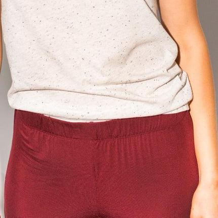 WOMEN'S MODAL LOUNGE PANT - MAROON