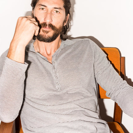 Men's Long Sleeve Henley