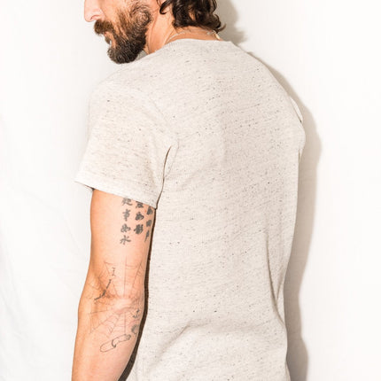Men's Novelty Texture Crew Neck Tee