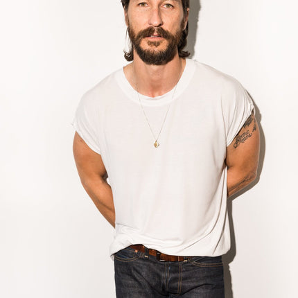 Men's Modal Curved Bottom Crew Tee