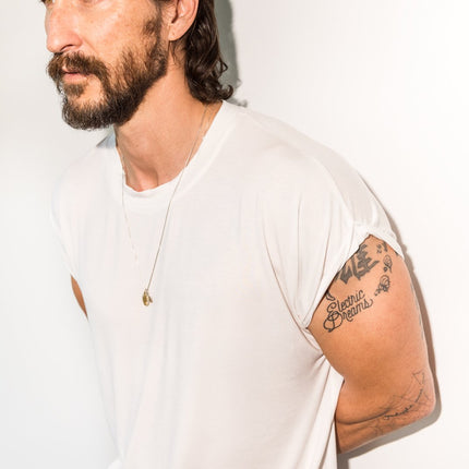 Men's Modal Curved Bottom Crew Tee