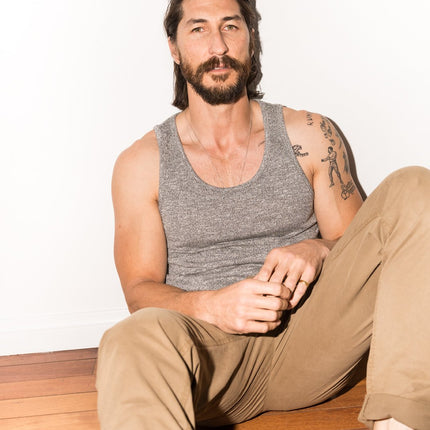 Men's Novelty Texture Tank