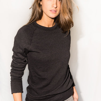 Women's French Terry Relaxed Fit Pullover Sweatshirt