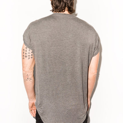 Men's Modal Curved Bottom Crew Tee
